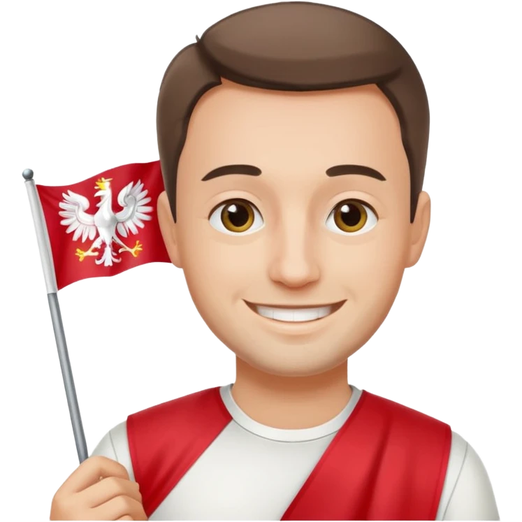 polish man with poland flag emoji