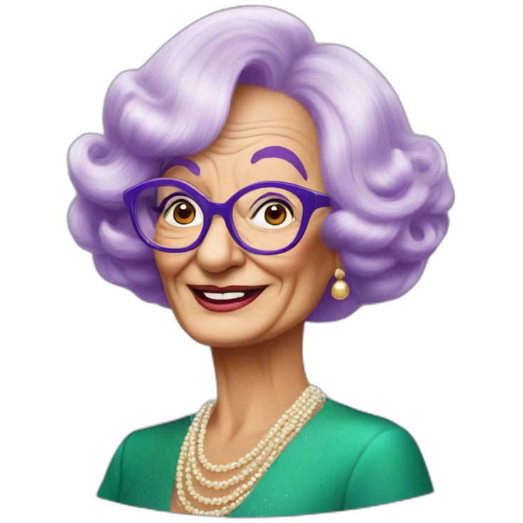 Dame Edna everage emoji