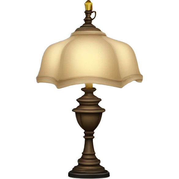 Vintage lamp emoji