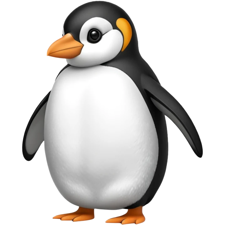 펭귄이 추워하는 모습 emoji