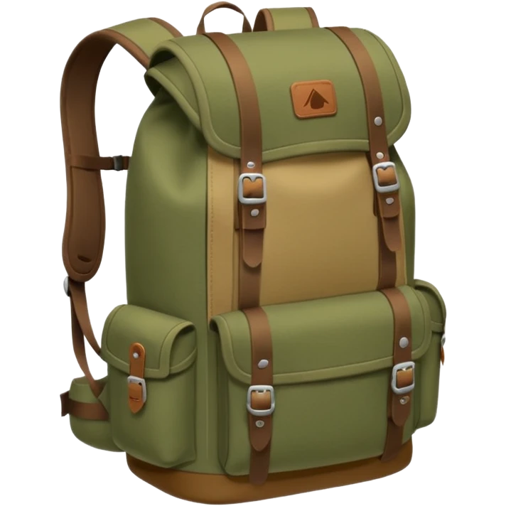 mountain backpack emoji