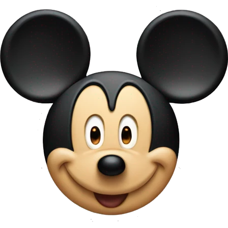 Mickey Mouse emoji