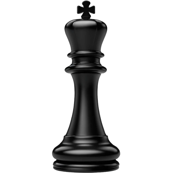 black chess pieces, queen piece emoji