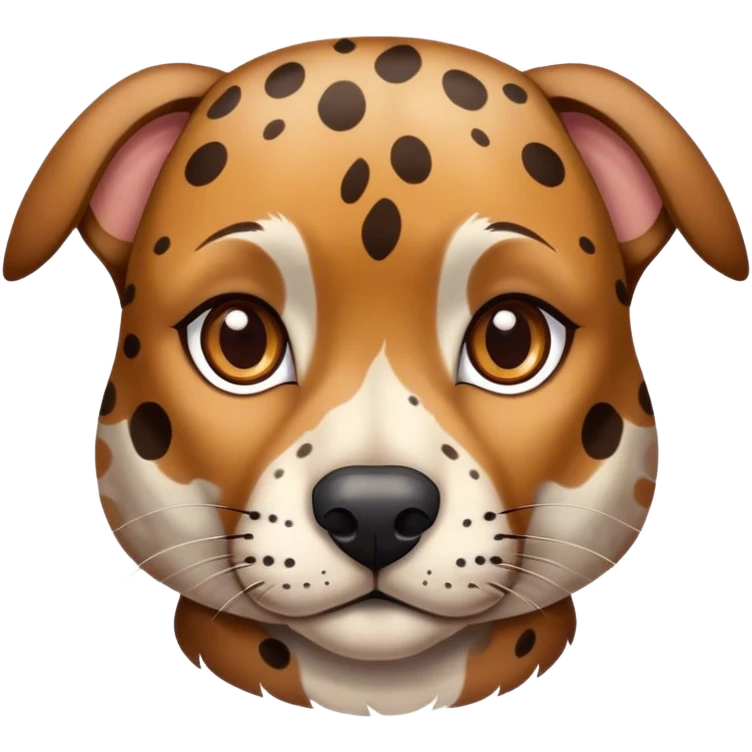 Brown catahoula leopard dog  emoji