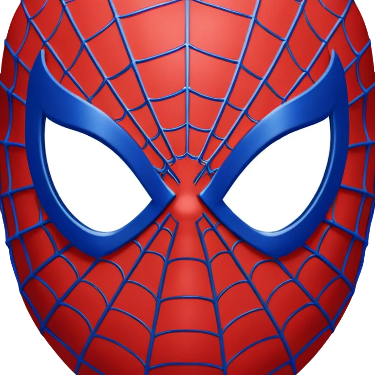 Spider-Man face mask emoji