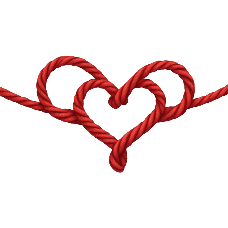 red string heart emoji