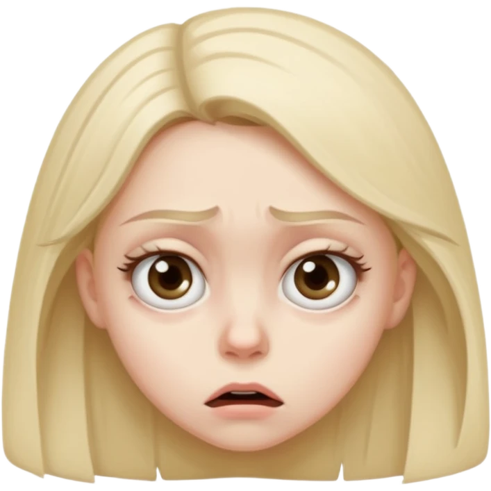Girl Anxiety emoji
