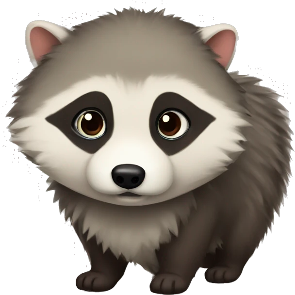 Raccoon dog  emoji
