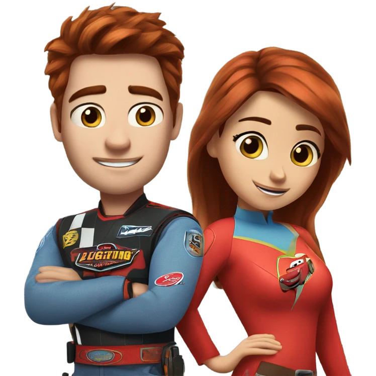 Lightning McQueen and sally emoji