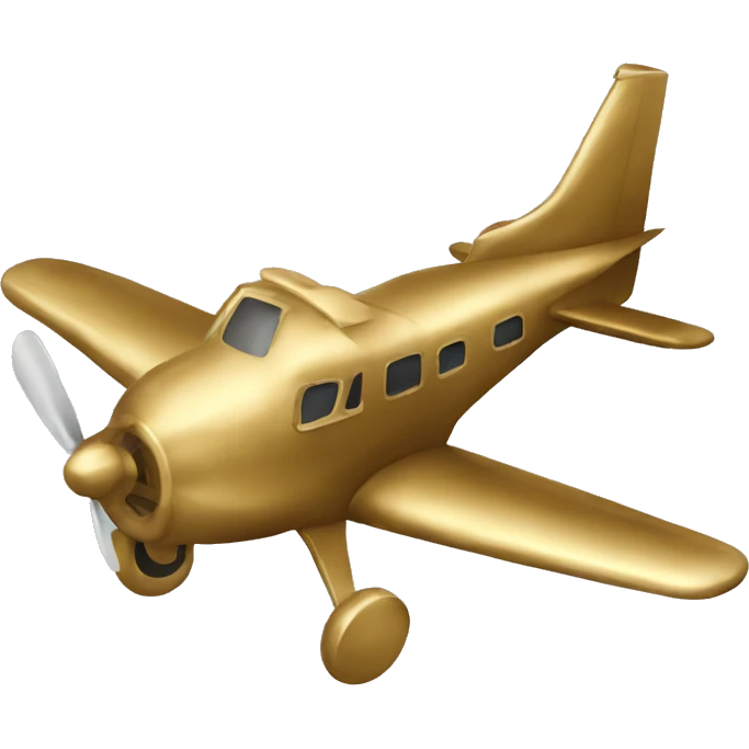 Brass horse riding plane emoji