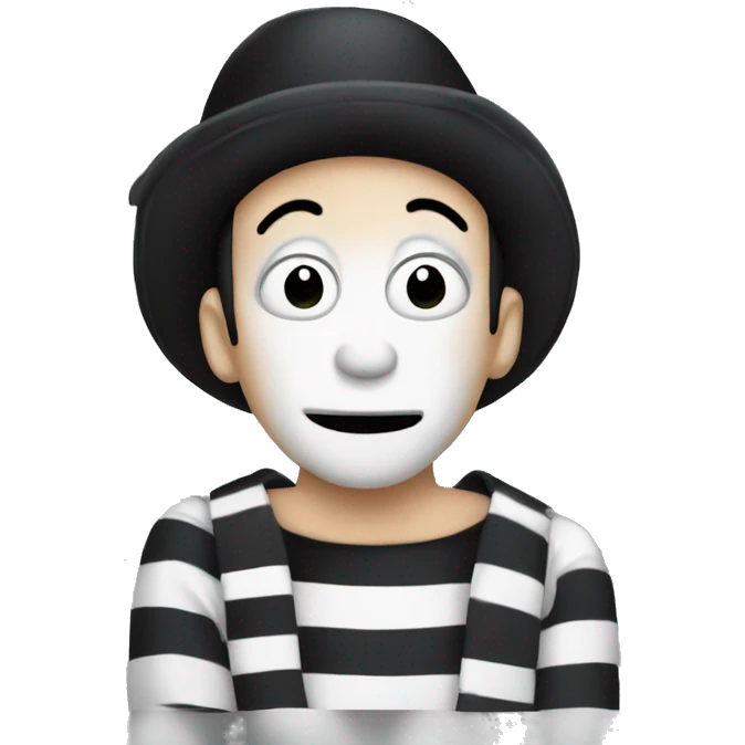 Mime in prison emoji