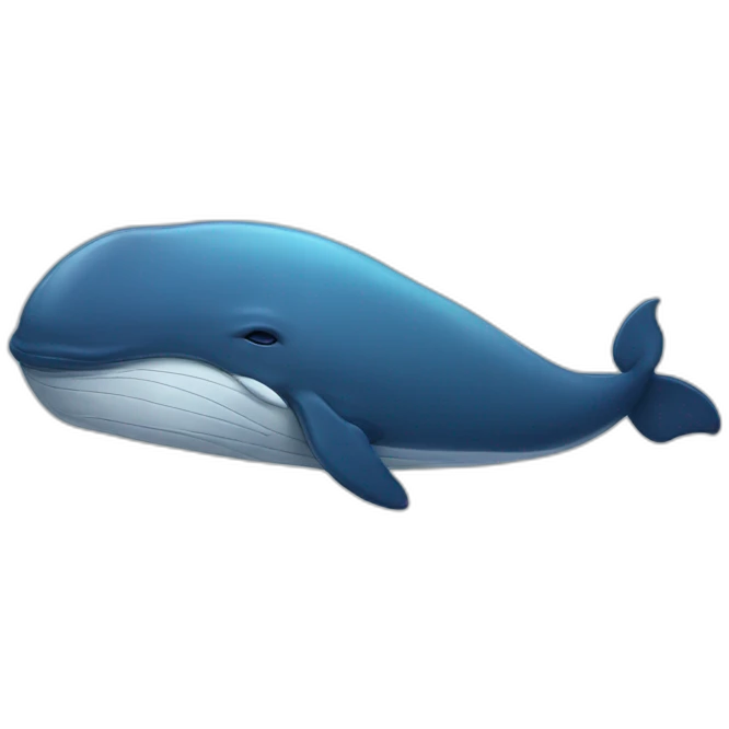 sleeping whale emoji