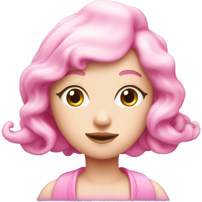 Pink Melusine emoji