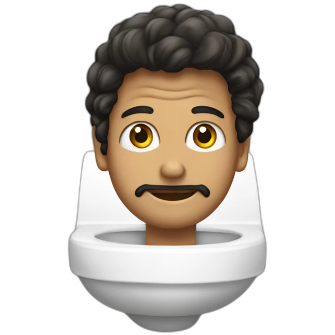Michaël Jackson assis sur Toilette emoji