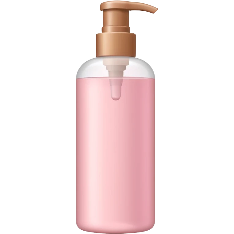 light pink and light brown shampoo bottle emoji