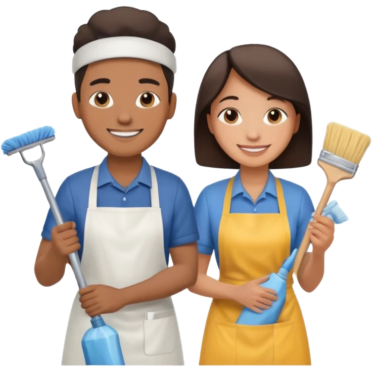 Housekeeper Couple emoji