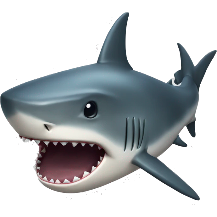 big fat shark emoji
