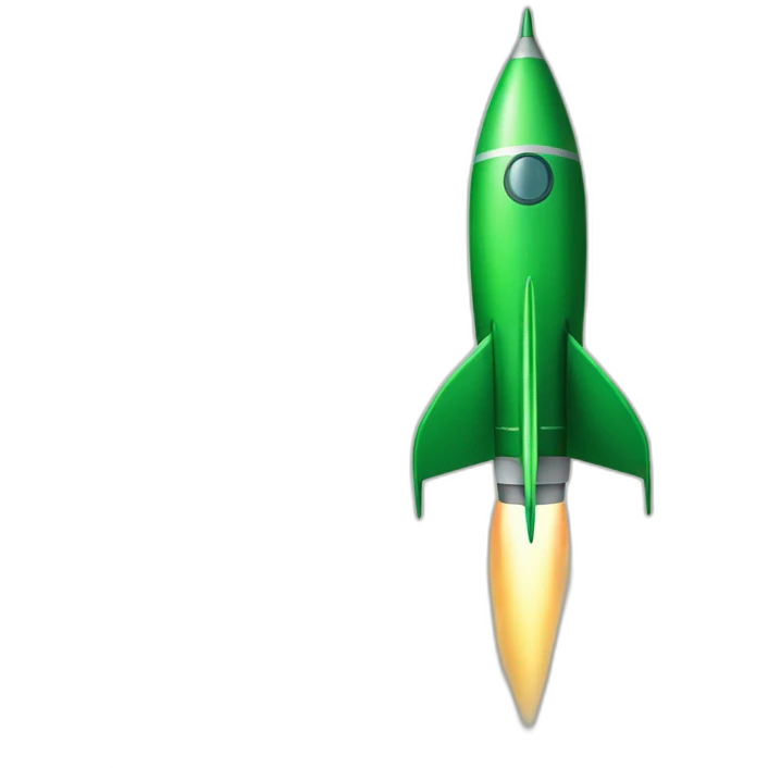 green rocket emoji
