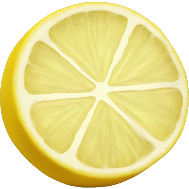 Lemon slice emoji
