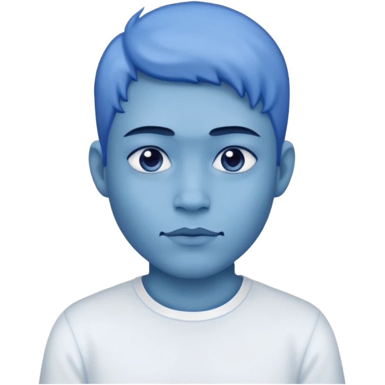 blue user emoji