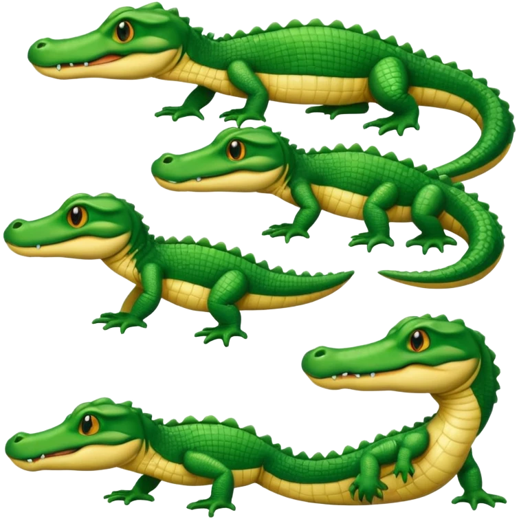 Baby gators emoji