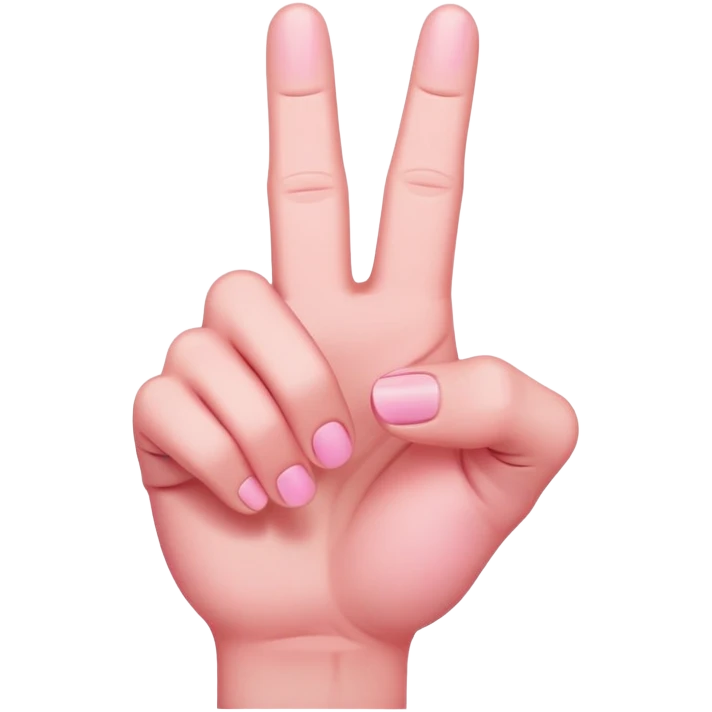 pink middle finger emoji