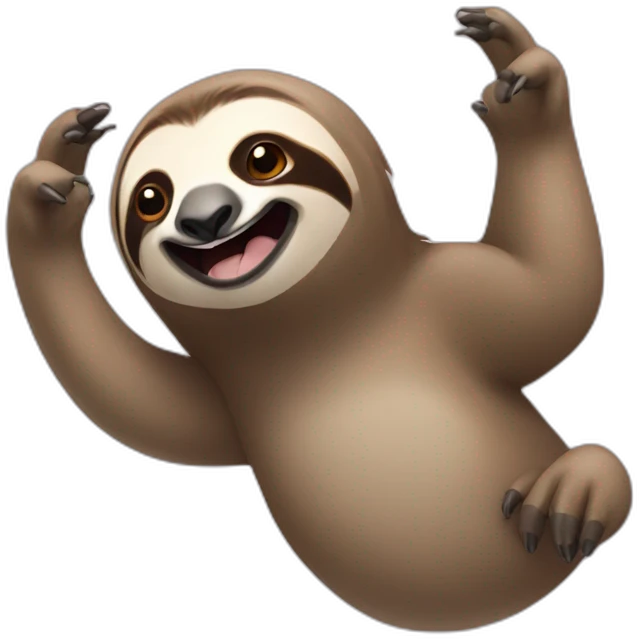 sloth pointing  emoji
