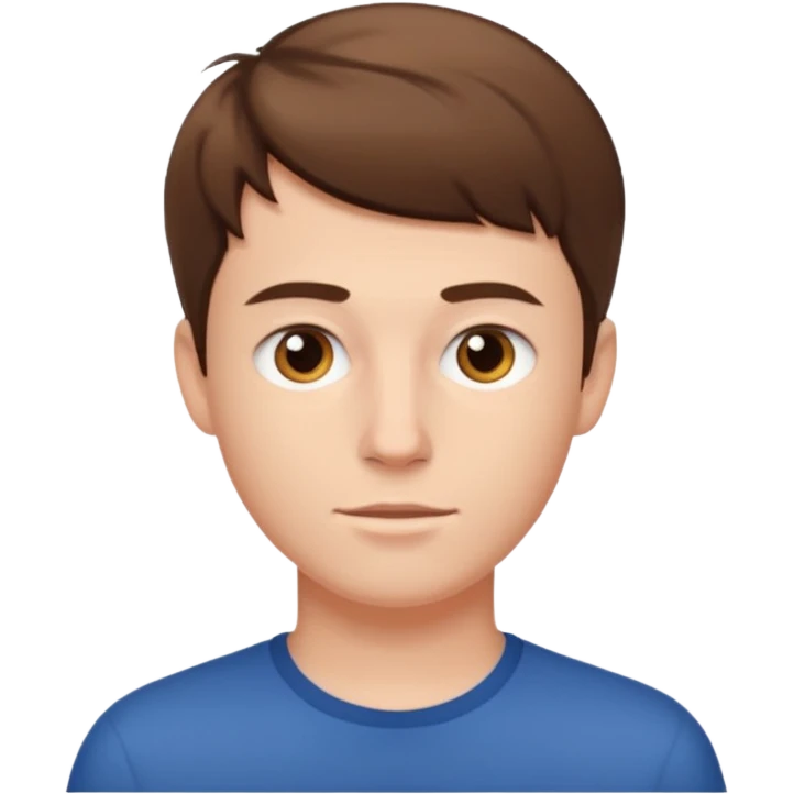 Hombre blanco joven  emoji