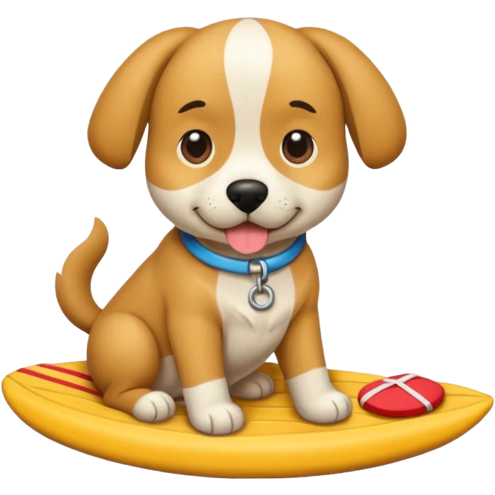 perro en la playa emoji