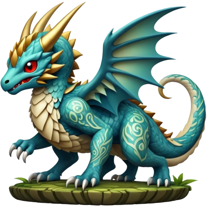  legendary complex detailed aesthetic-Fakémon-creature-scenery emoji