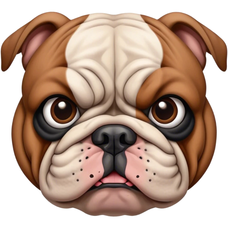 spider bulldog face emoji