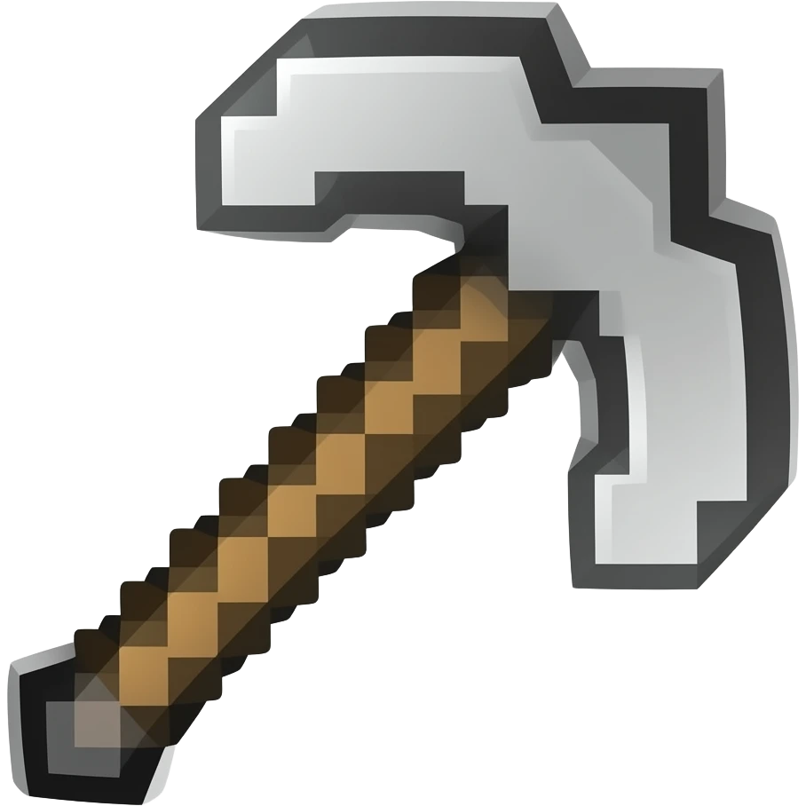 Minecraft mace emoji
