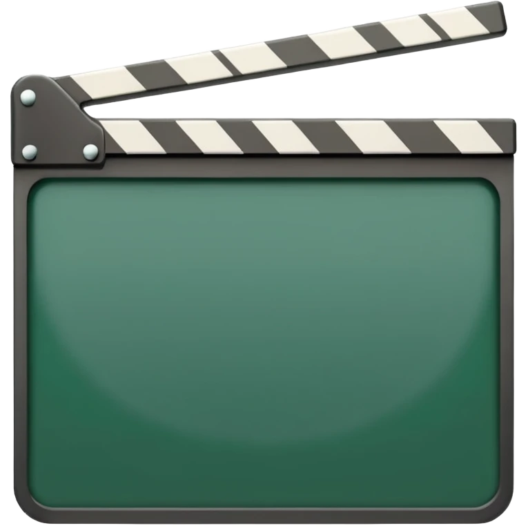 green film slate emoji