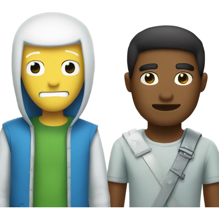 finn and jake from adventure time emoji