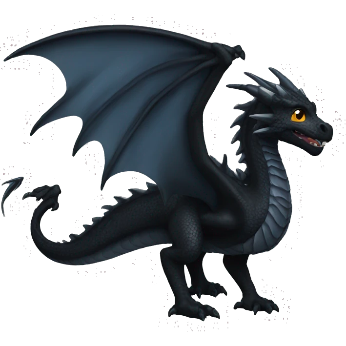 black dragon wings emoji