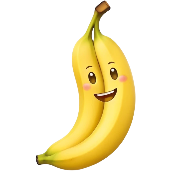 Banana laughing emoji