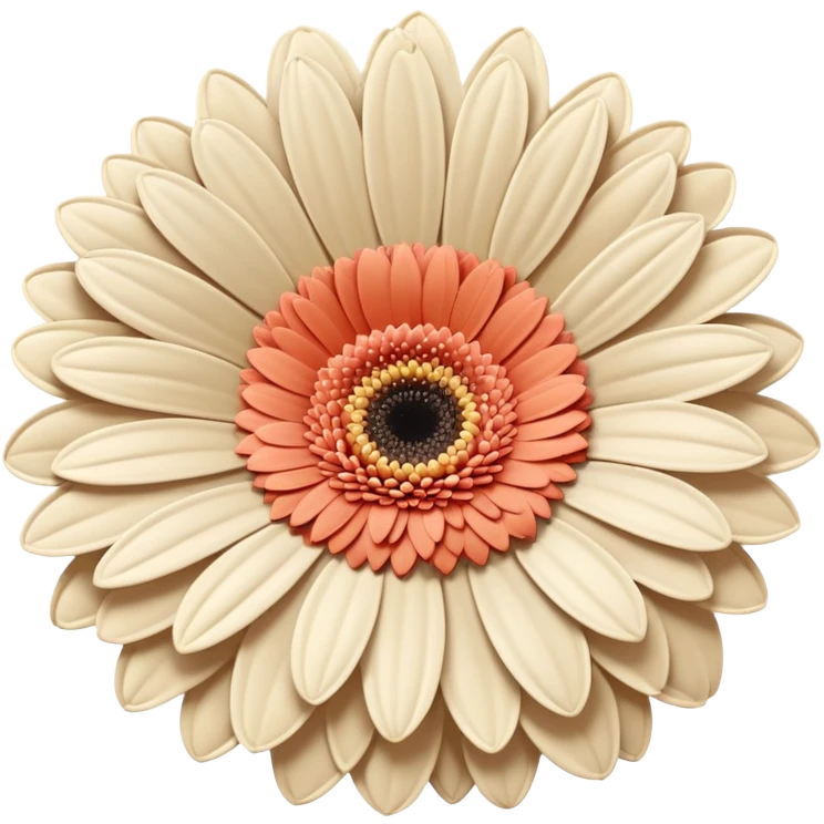 light beige Gerbera flowers  emoji