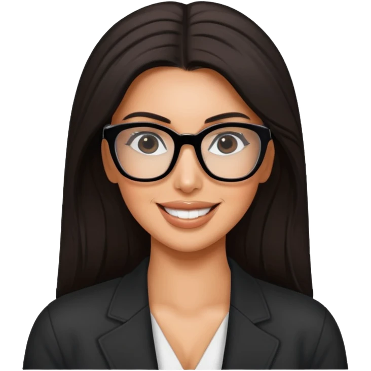 kim kardishian with glasses emoji