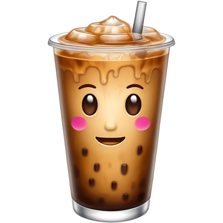 Iced coffee emoji