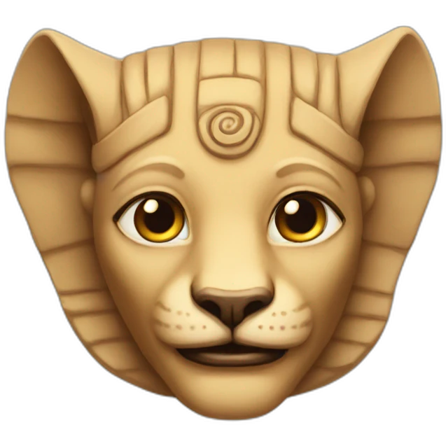 Sphinx smile emoji