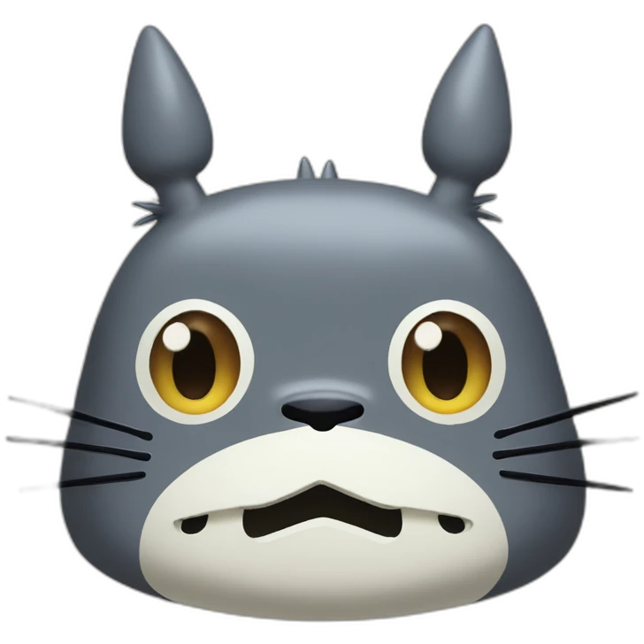totoro head emoji