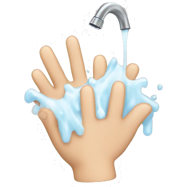 Hand washing emoji