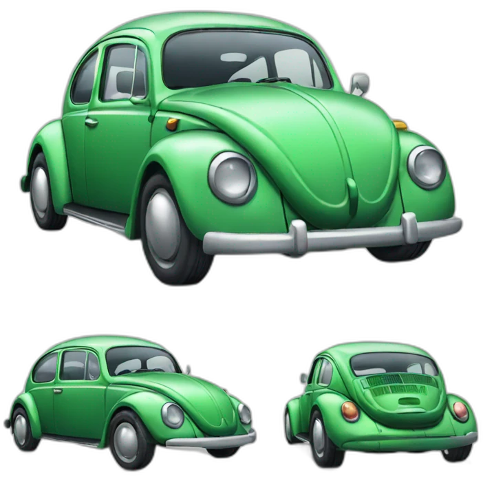 Beetle car emoji