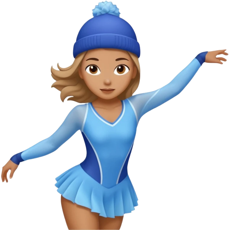 Victoruam ice skater emoji