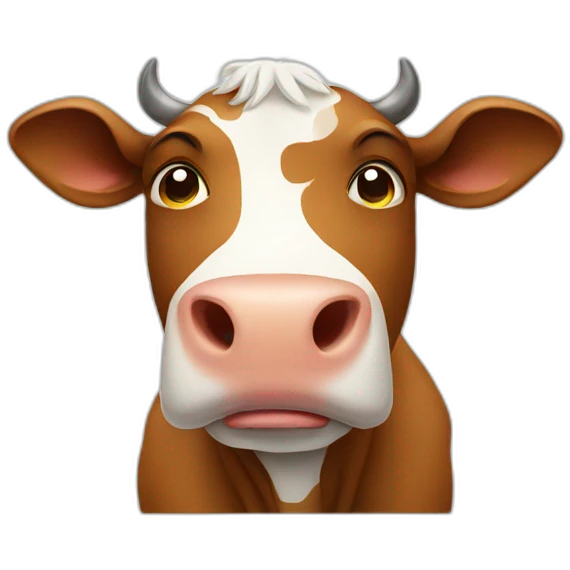 cow crying emoji