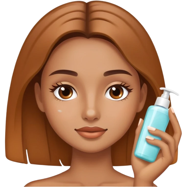 Girl maligno her skincare emoji