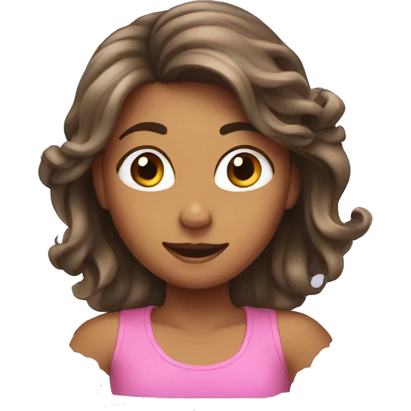 Girl flipping her hair emoji