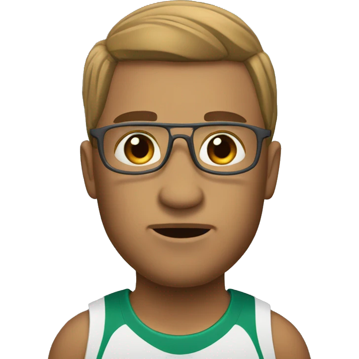 Draw me a character of a sports coach emoji