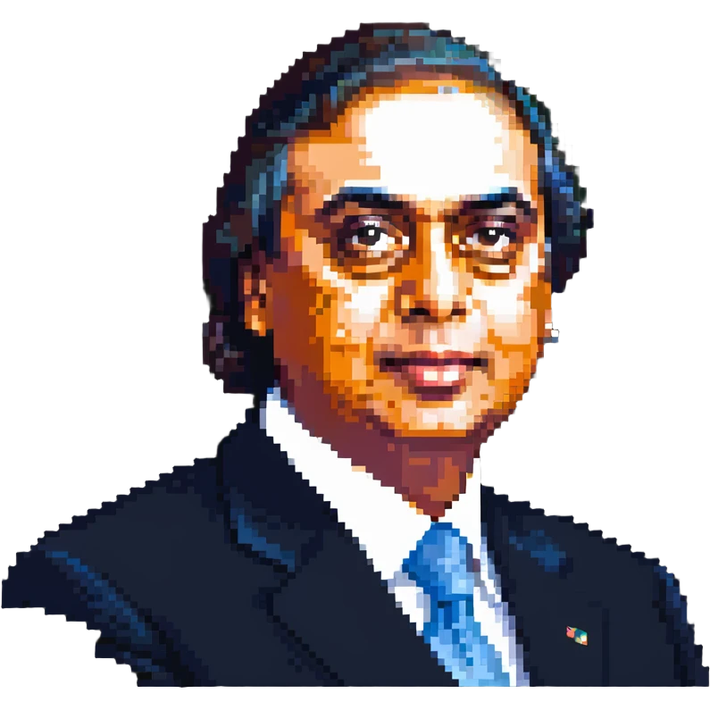portrait of Mukesh Ambani emoji