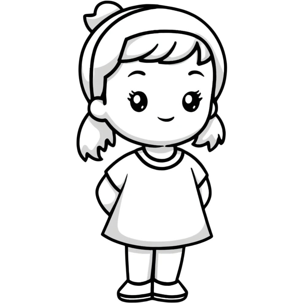 cartoonish jungle girl emoji